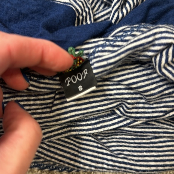 One Shoulder Striped Top - Picture 6 of 7